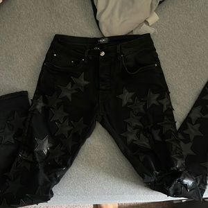 Amiri jeans with stars
